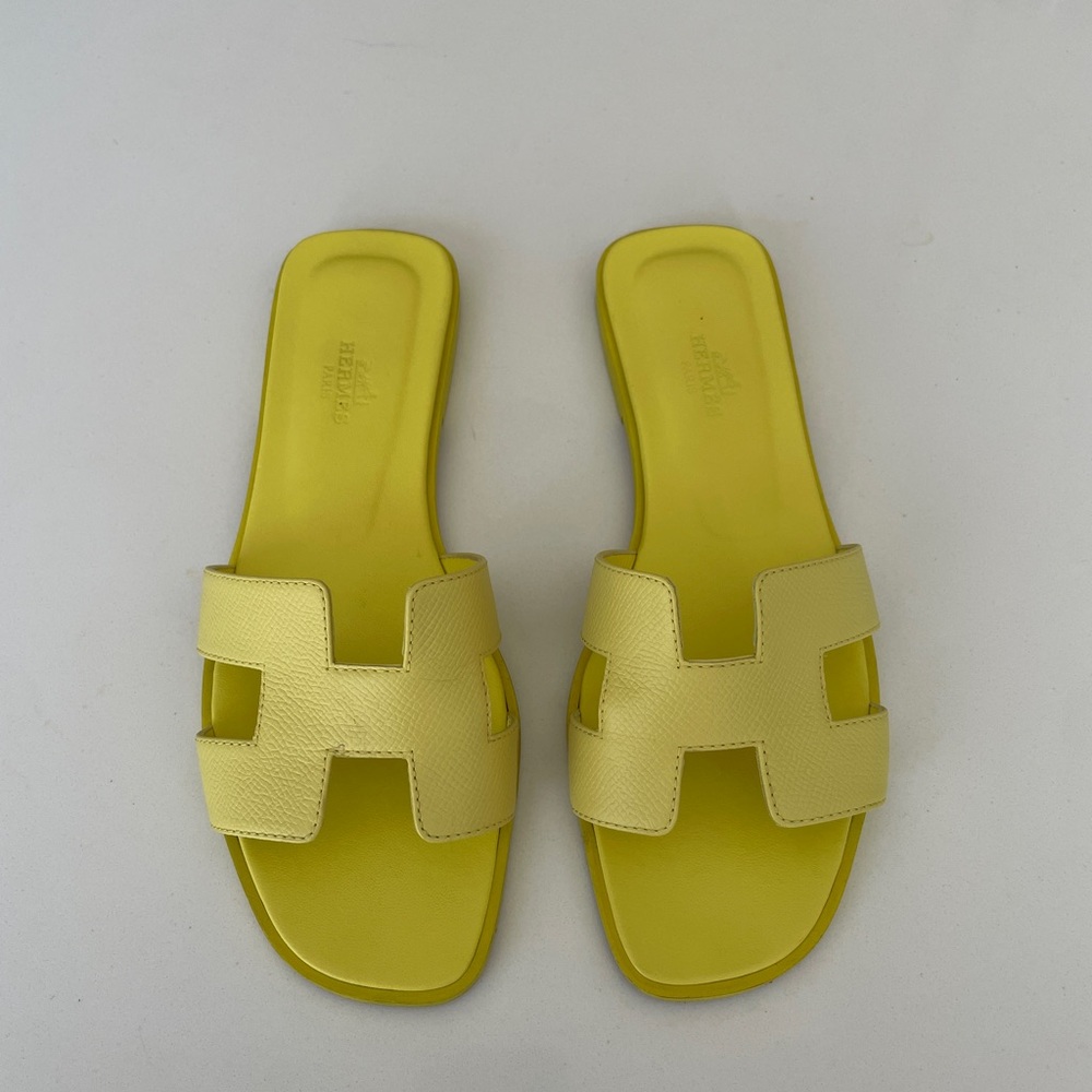 Hermes Oran Sandals Size 37
